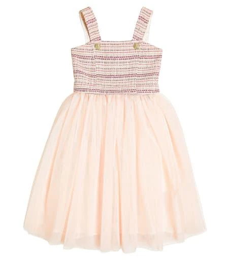 Balmain Cotton-blend tweed dress 1