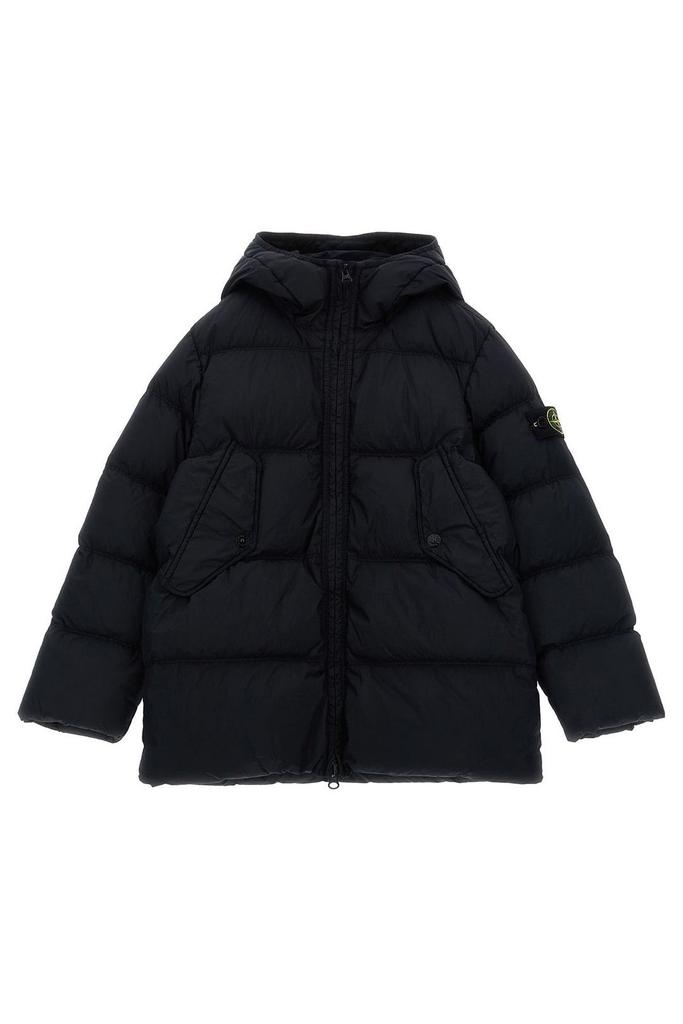 ストーンアイランドジュニア　コンパスパッチ　パデッドジャケット　12Y ストーンアイランドジュニア コンパスパッチ パデッドジャケット