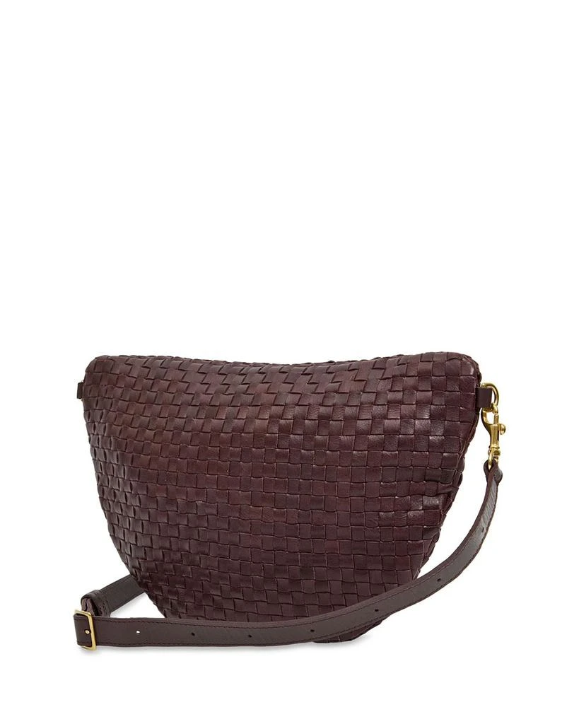 Clare V Grande Woven Checker Leather Fanny Pack 3