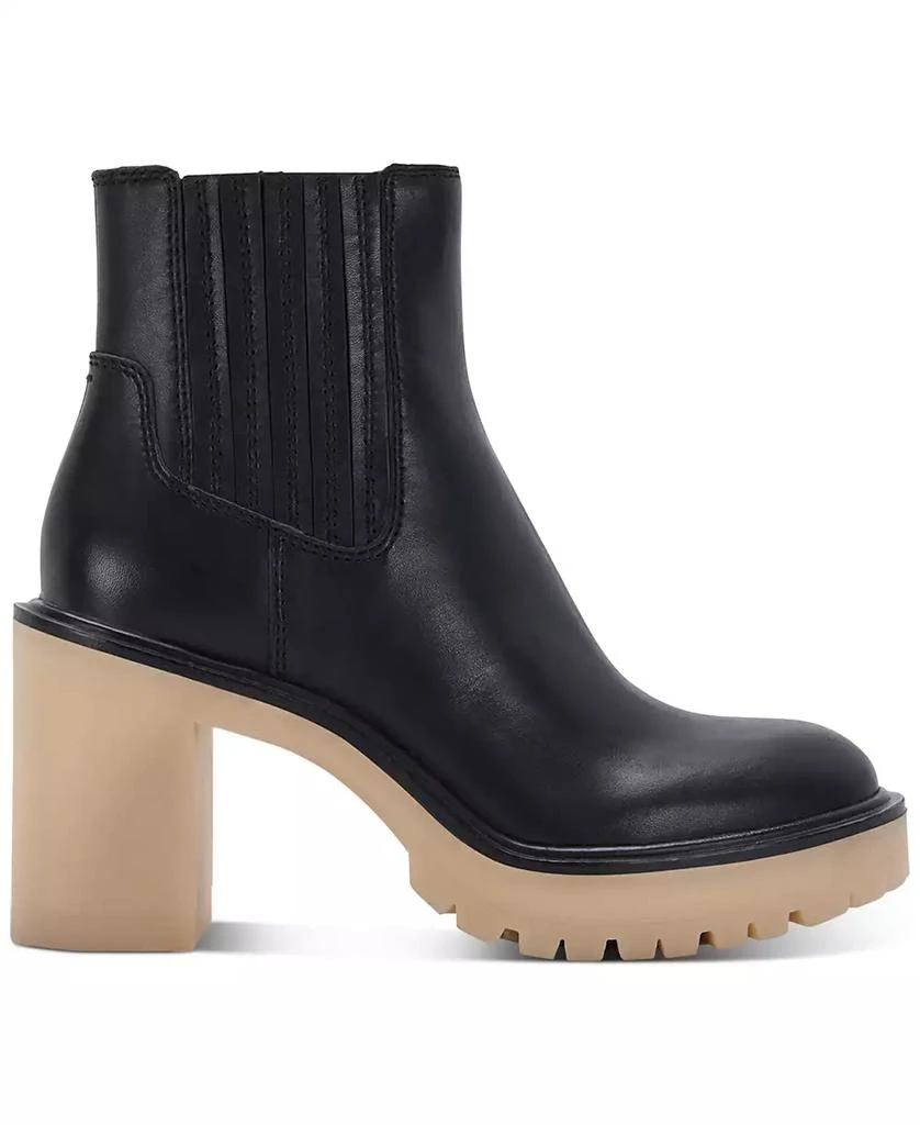 Dolce Vita Women's Caster H2O Lug Sole Cheslea Heeled Booties 2