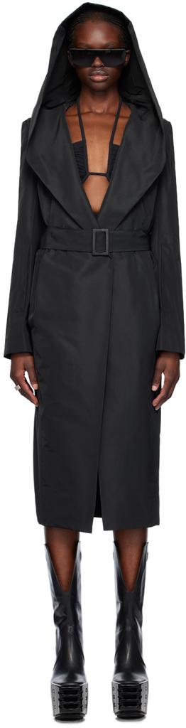 【関税＆送料込み】Rick Owens Zip-Front Silk Coat Rick Owens Rick Owens Zip-Front Silk Coat - Coats - BeyondStyle