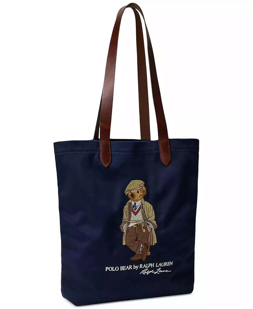 Ralph Lauren Polo Bear Twill Shopper Tote 4