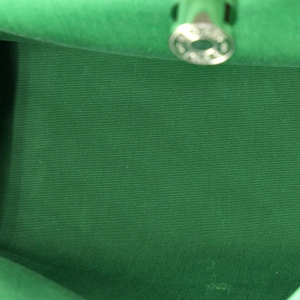 Hermes Herbag Zip Leather and Toile 31 5