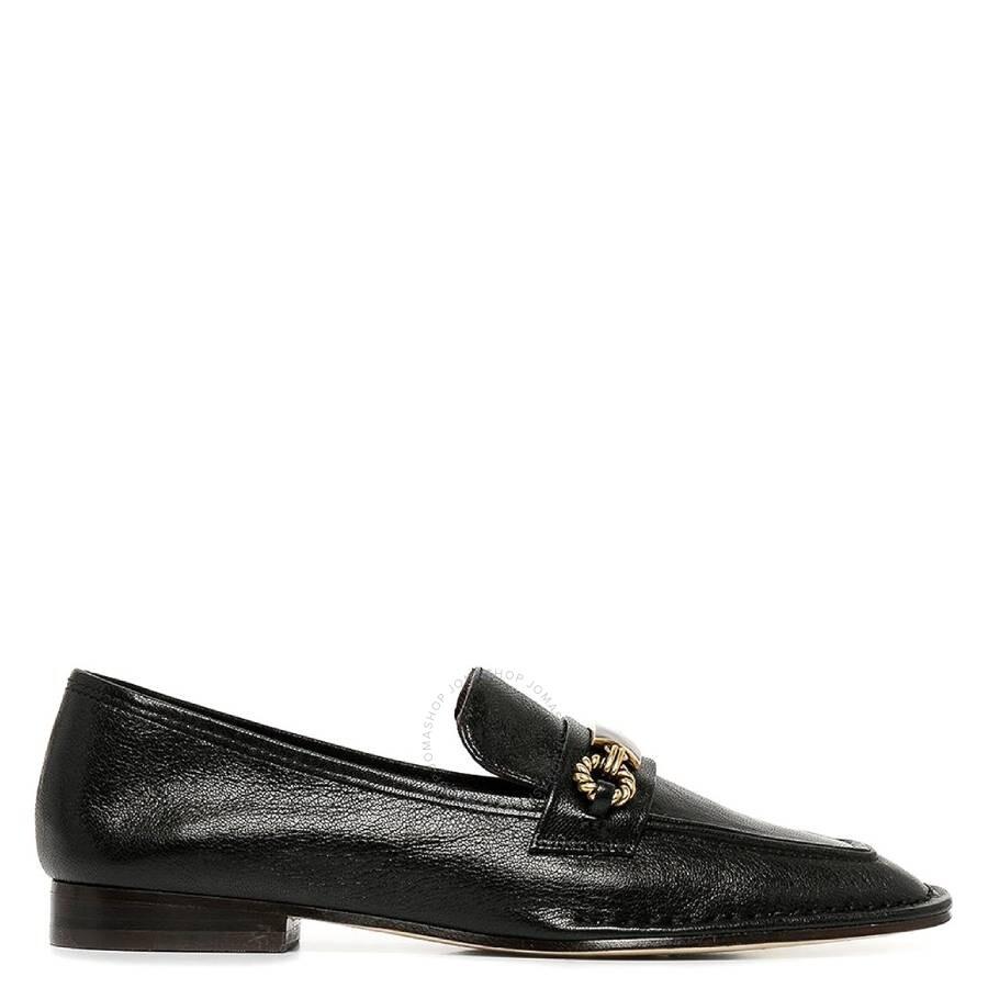 Tory Burch Perfect Black Leather Perrine Loafers
