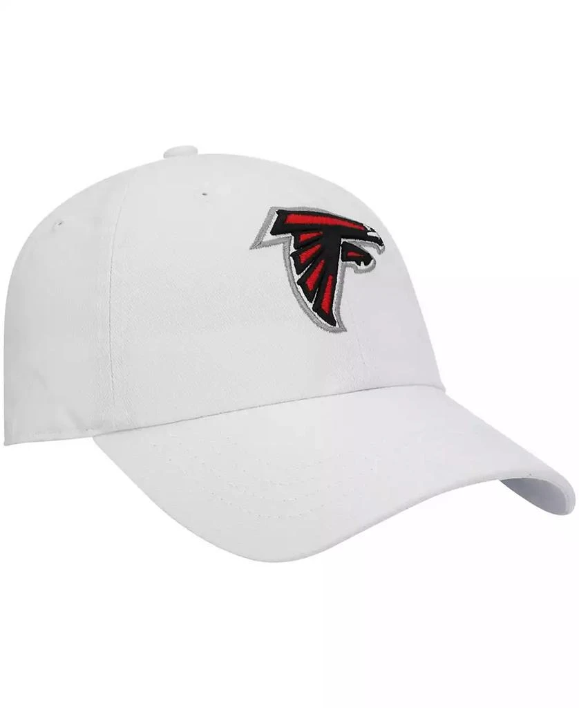 47 Brand Women's White Atlanta Falcons Miata Clean Up Logo Adjustable Hat 4