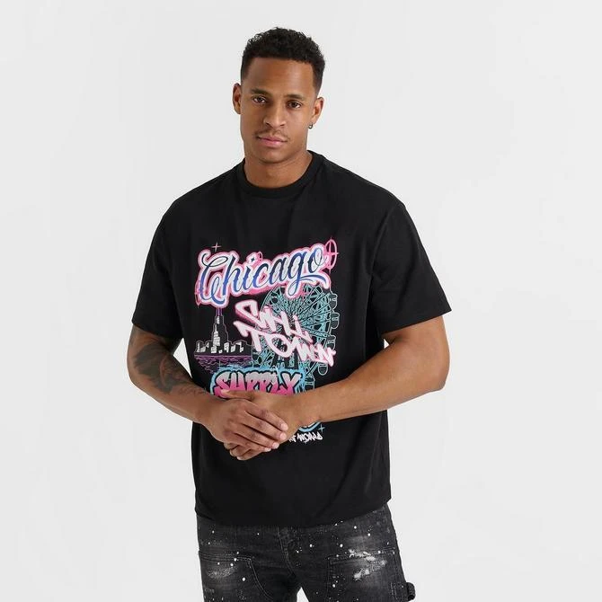 SUPPLY & DEMAND Men's Supply & Demand Chicago Graphic T-Shirt 5