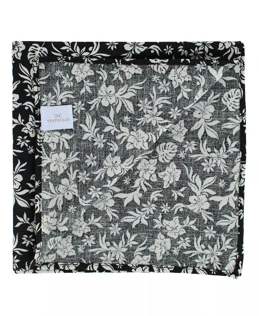 TRAFALGAR Men
s Oleander Floral and Vine Patterned Handkerchief (Single) 2