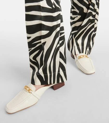 Tom Ford Whitney croc-effect leather mules 4