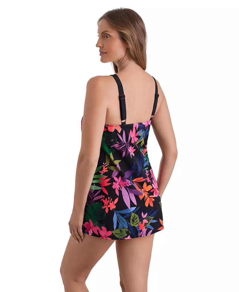 ShapeSolver Sport by Mimi Flamingo Women's Halter Neck Swimdress