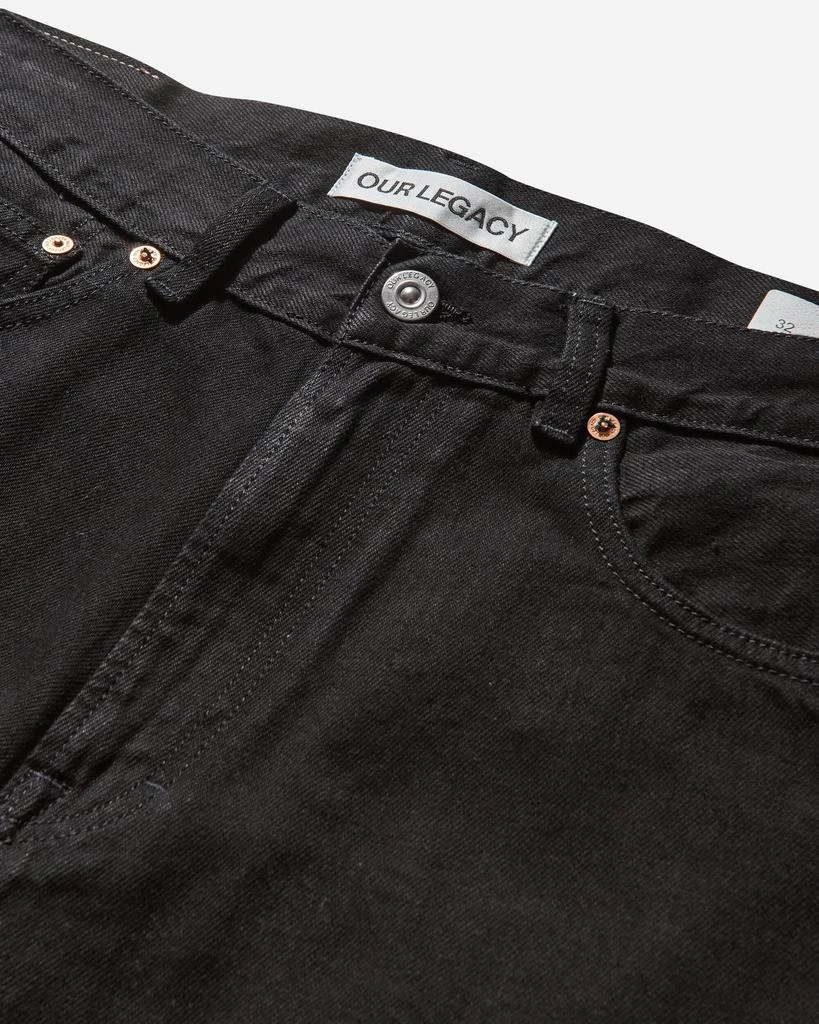 Our Legacy Men's Third Cut Jeans Black Selvedge 3