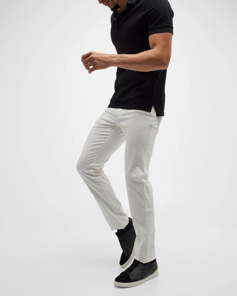 Zegna Men's Cotton 5-Pocket Pants 5