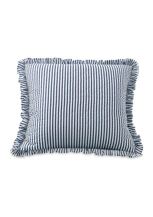 Southern Tide Tide South Shore Euro Blue Sham 1