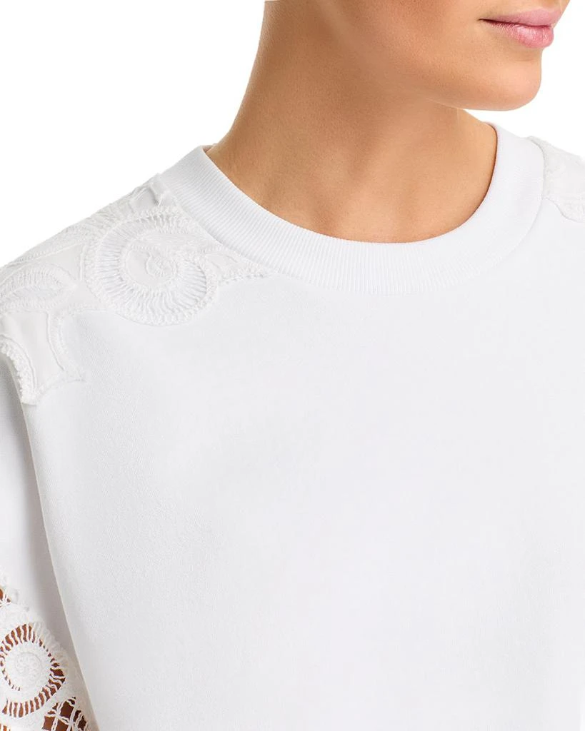 Cinq à Sept Embroidered Paisley Pullover Sweatshirt 4