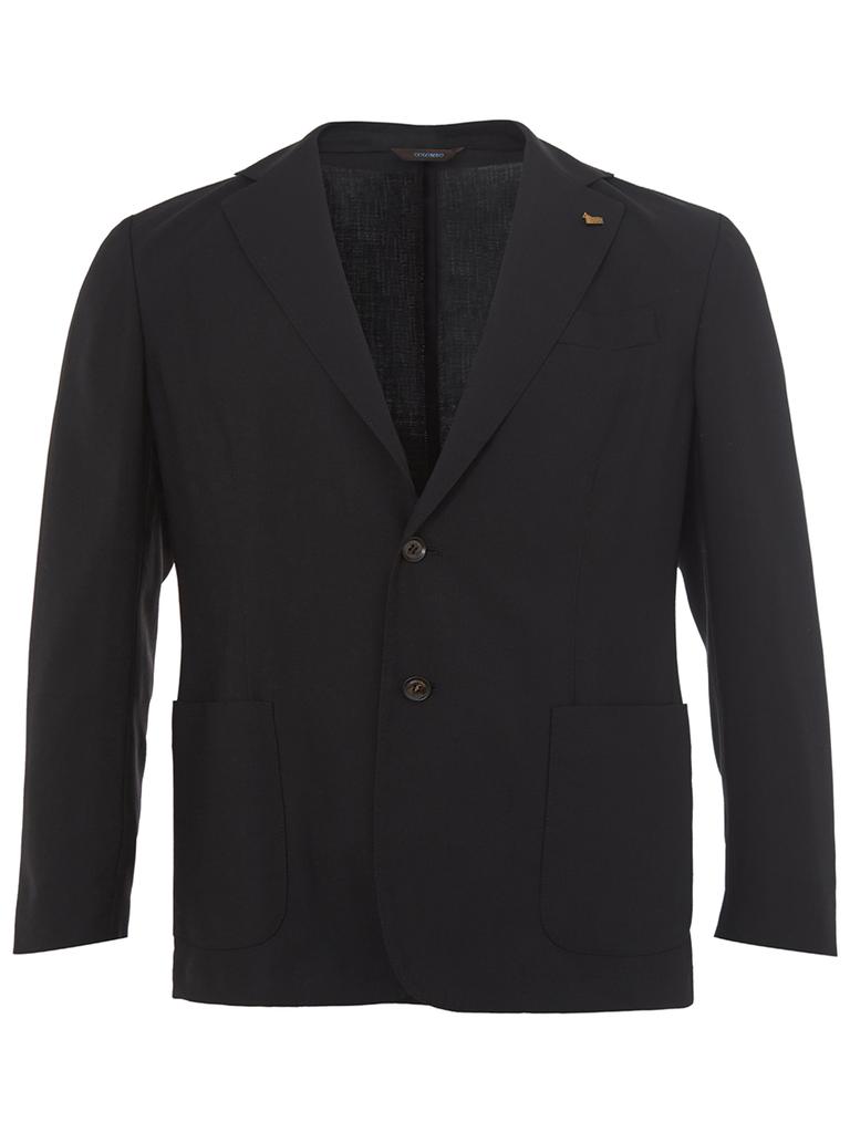 Colombo Black Cashmere Two-Button Jacket Colombo