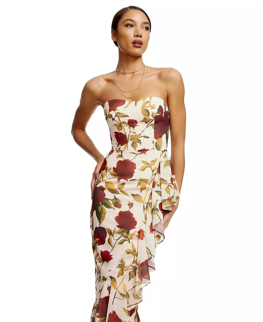 Dress The Population Women's Paris Strapless Ruffle-Trim Gown 2