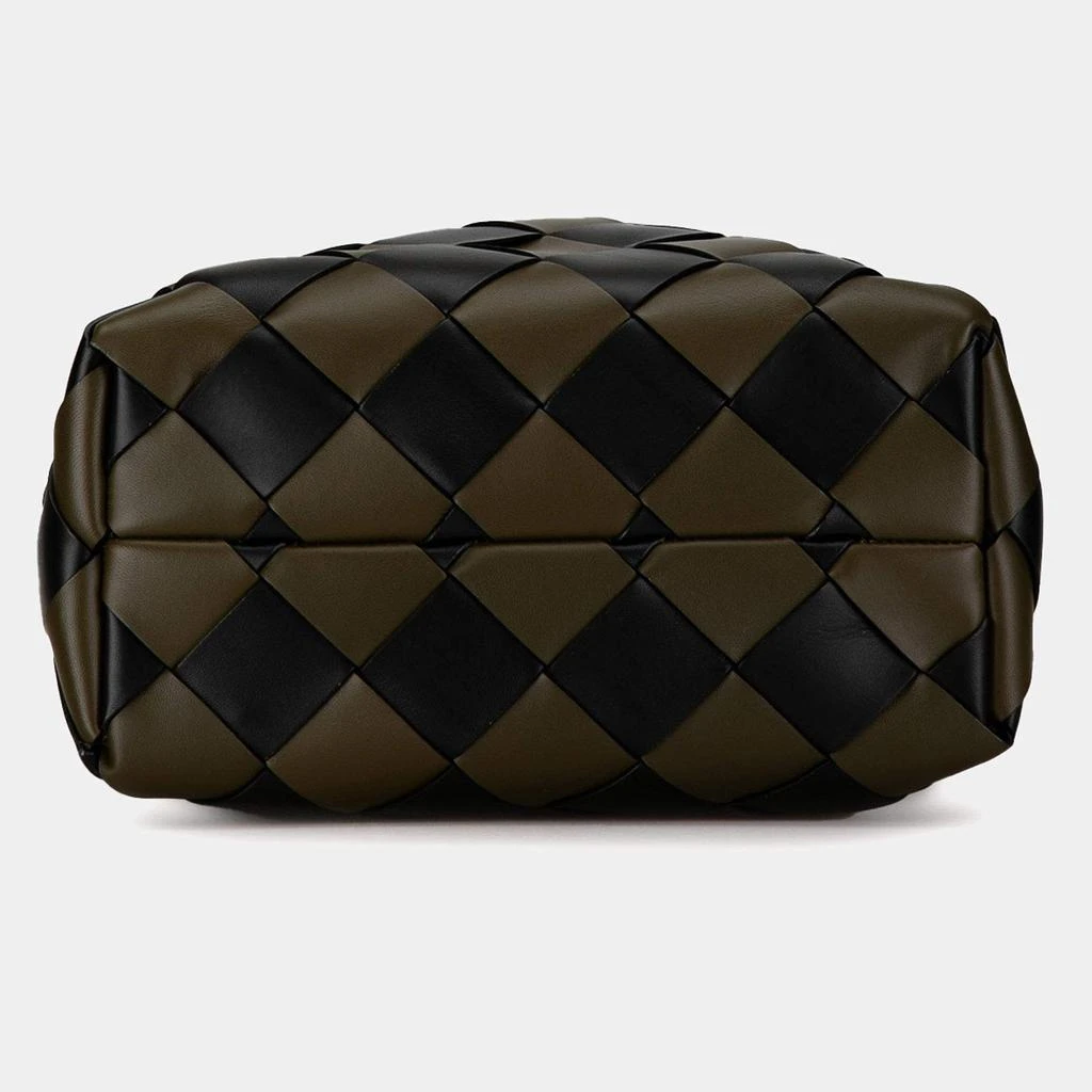 Bottega Veneta Bottega Veneta Khaki Brown Tone Intrecciato Leather Maxi Cabat 30 Satchel Bag 5