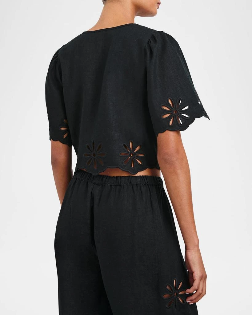 Rails Pari Eyelet Embroidered Crop Top 3