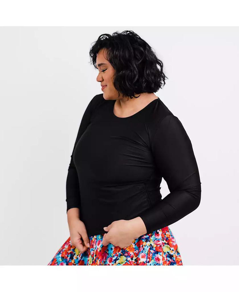 Calypsa Women's Plus Size Nora Swim Top