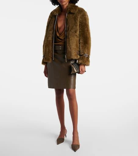 Tom Ford Eva 55 suede slingback pumps 3