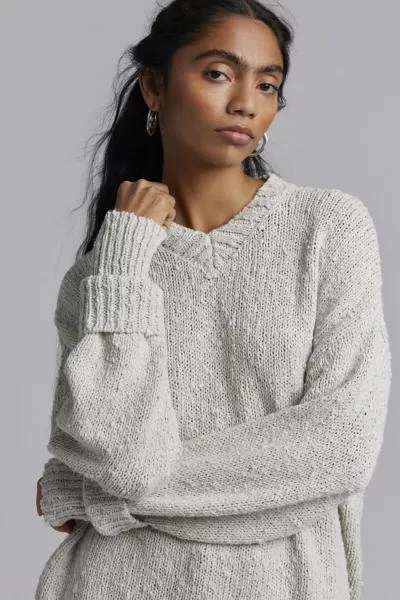 BDG BDG Van Oversized V-Neck Dad Sweater 1