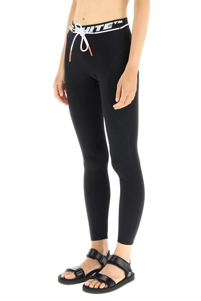 Off-White Off-White Logo Detailed High Waist Leggings 4
