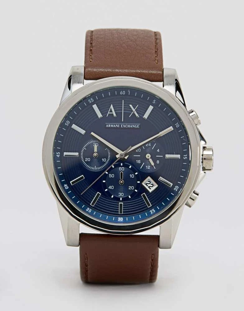 Armani Exchange Armani Exchange AX2501 leather strap watch 1