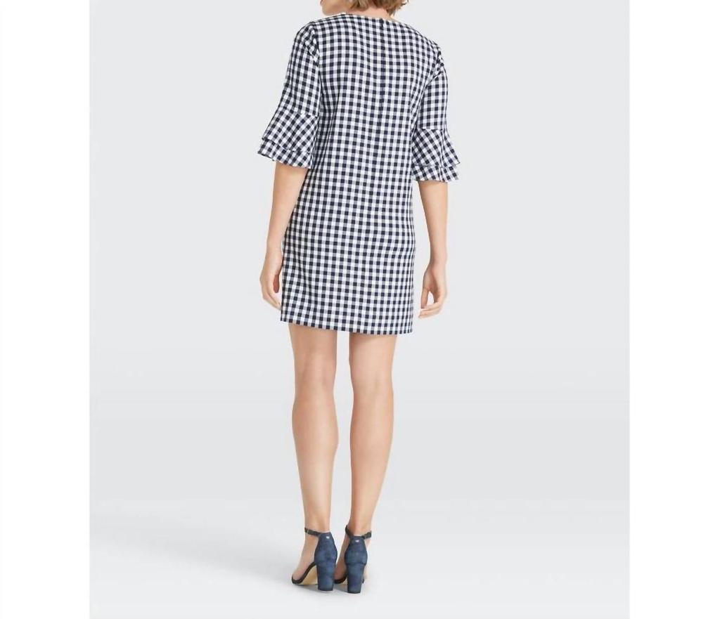 Draper James Draper James - Gingham Bell Sleeve Dress