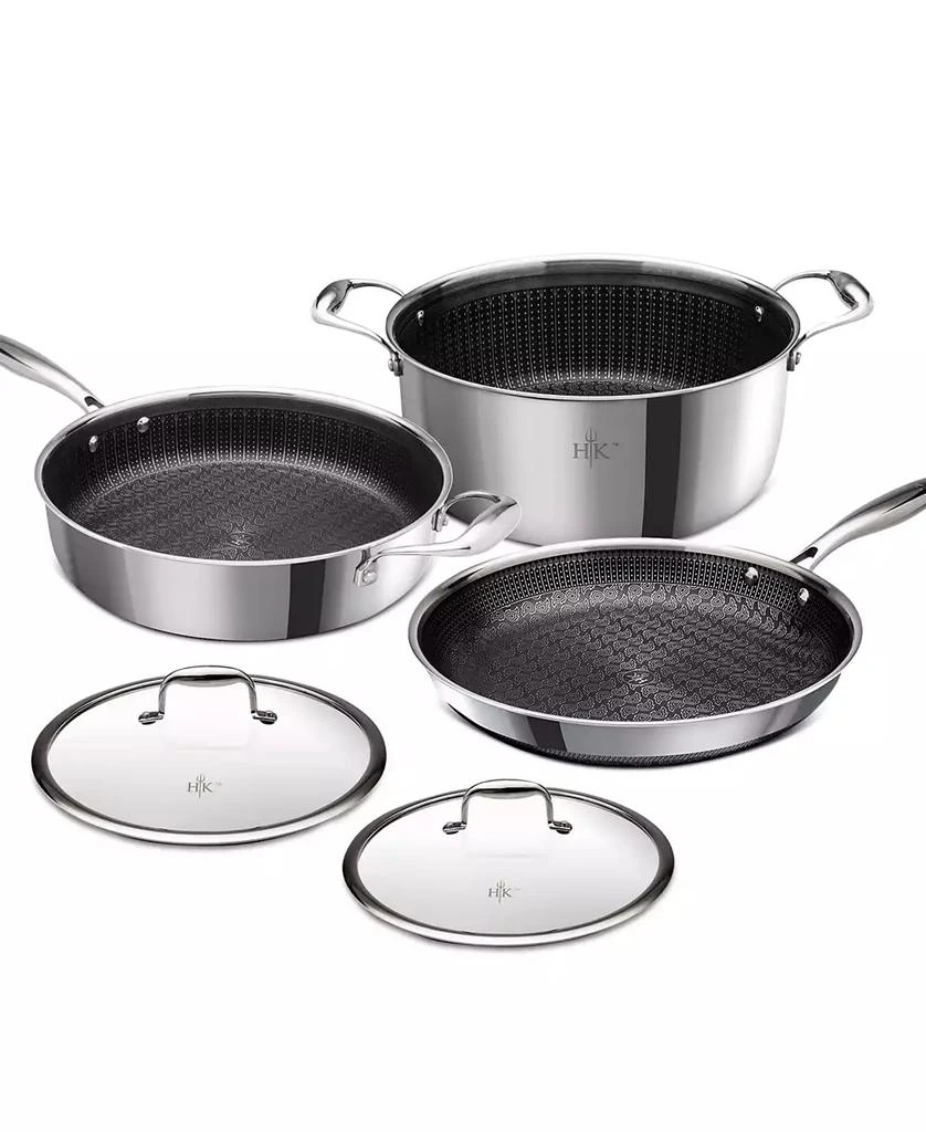 Hell's Kitchen Ceramic Hybrid 5-Pc. Nonstick  Cookware Set 1