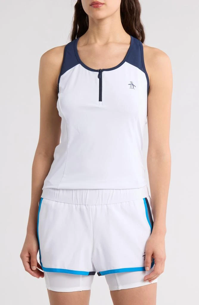 Original Penguin Colorblock Crossback Tank 1