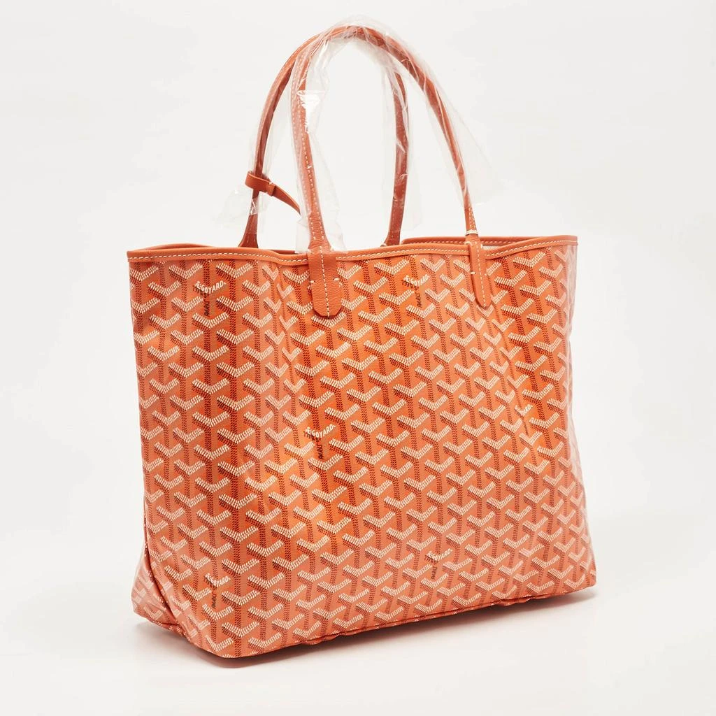 Goyard Goyard Orange Goyardine Coated Canvas and Leather Saint Louis PM Tote 3