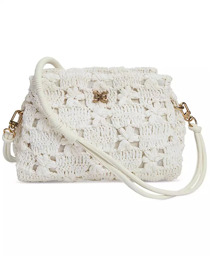 Sam Edelman Layla Floral Raffia Shoulder Bag 1