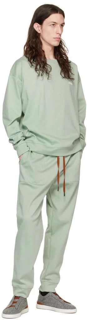 ZEGNA Green Essential Lounge Pants 4