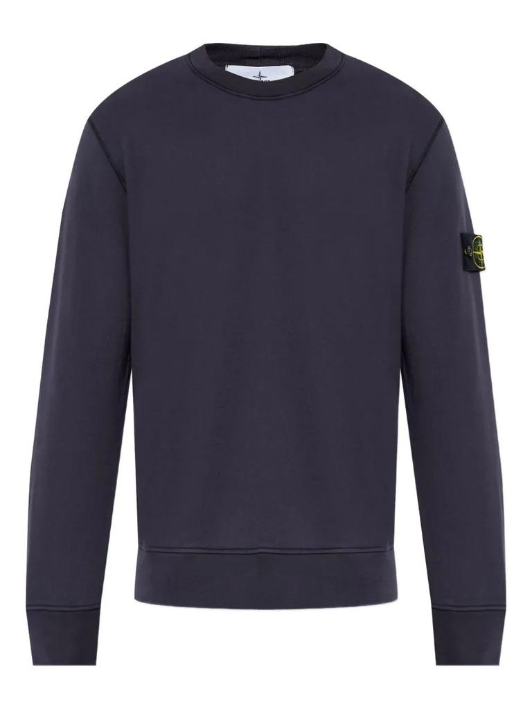スウェット・トレーナー STONE  Cotton sweatshirt logo embroidery スウェット・トレーナー STONE Cotton sweatshirt logo