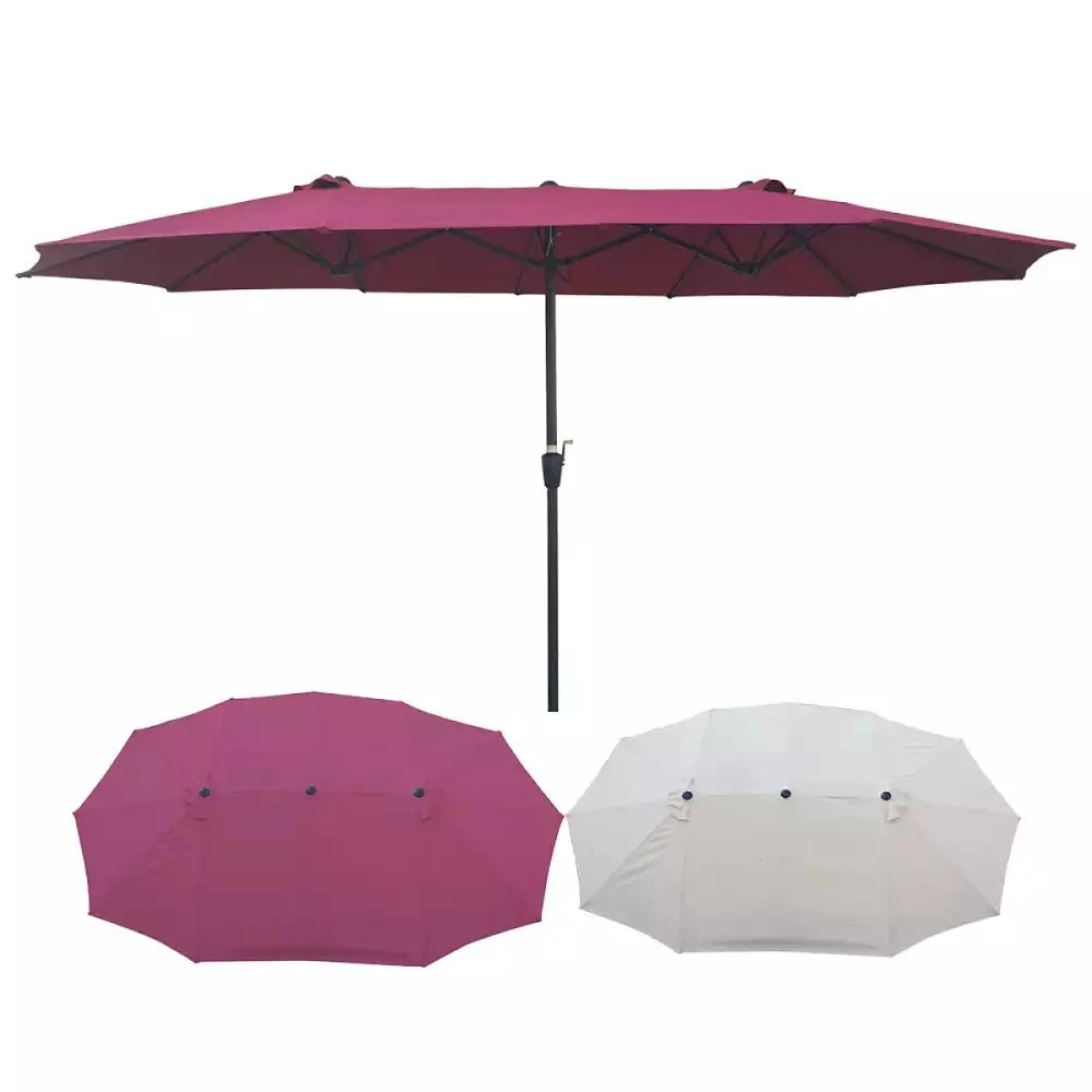 Streamdale Furniture Streamdale 15
 X 9
 Double-Sided Patio Umbrella Outdoor 7