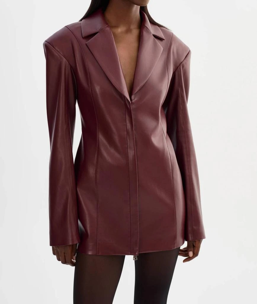 LaMarque Lamarque - Benedetta Faux Leather Blazer Dress