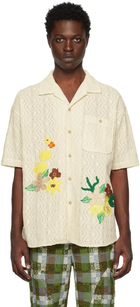 Andersson Bell White Floral Shirt 1