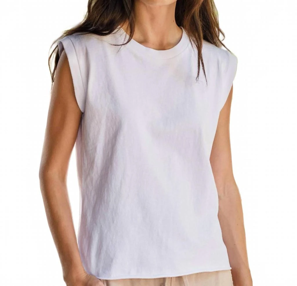 Frank & Eileen Aiden Vintage Muscle Tee In White 2