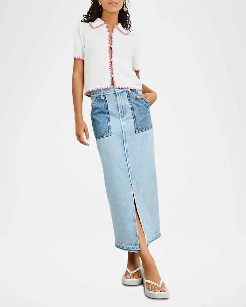 Rails Maliah Contrast-Trim Cardigan 2