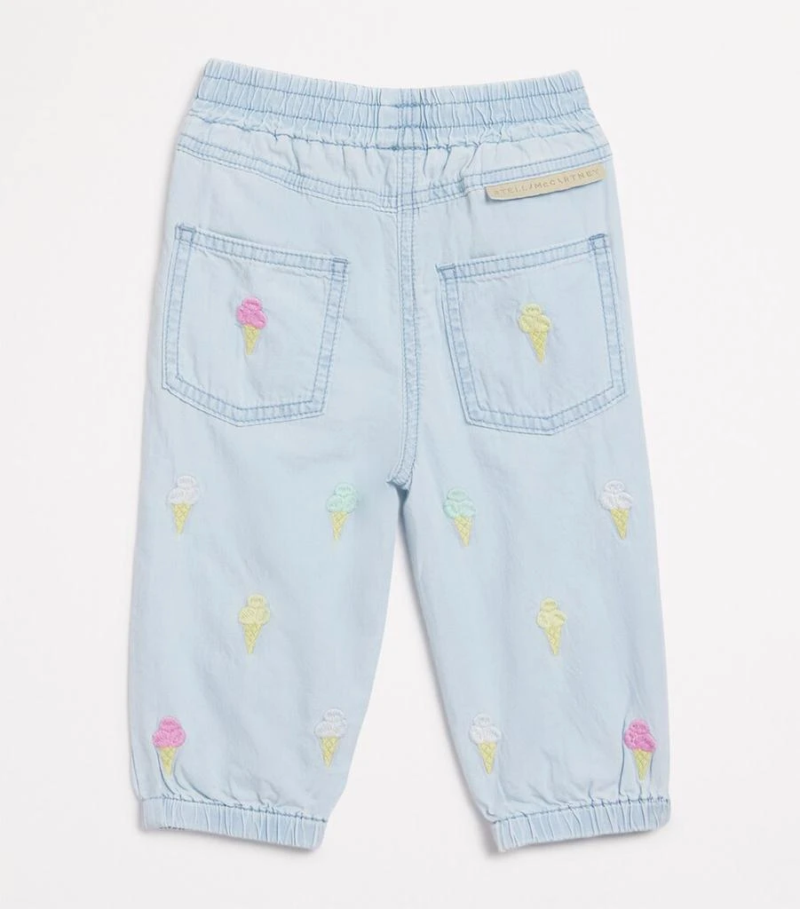 Stella McCartney Embroidered Ice Cream Jeans (3-36 Months) 2