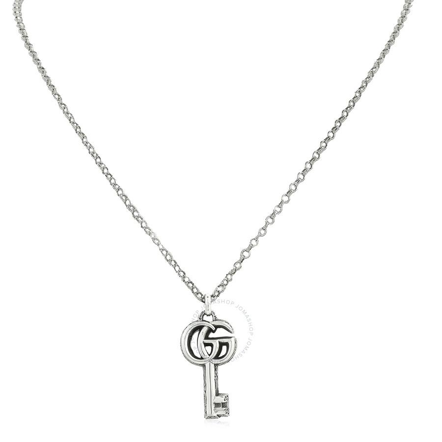 Gucci Double G key necklace