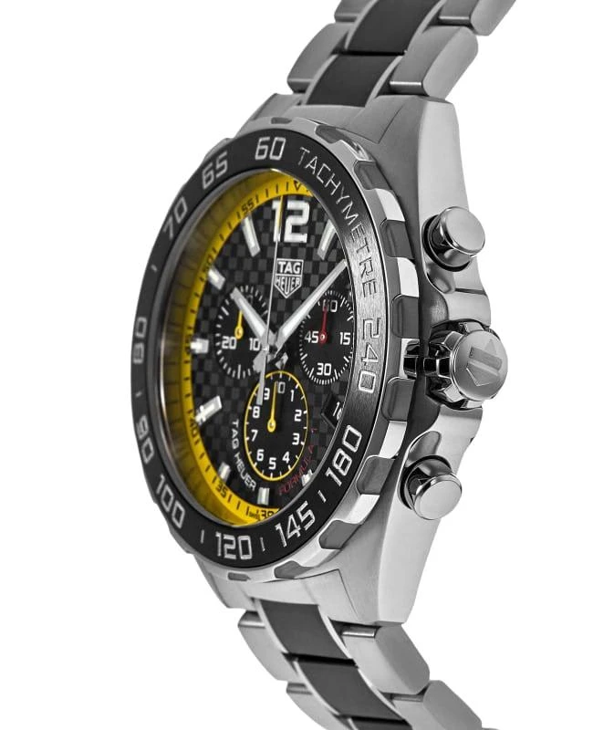 TAG Heuer Tag Heuer Formula 1 Quartz Chronograph Black Dial Ceramic & Steel Men's Watch CAZ101AC.BA0843 3