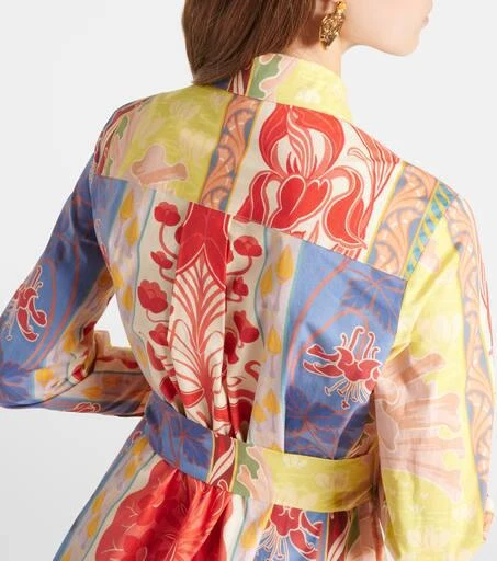ETRO Printed cotton-blend shirt dress 6