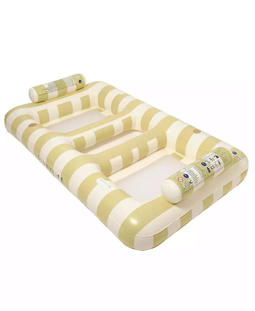 Sunnylife Luxe Twin Hammock Float: Casa Sand Stripe