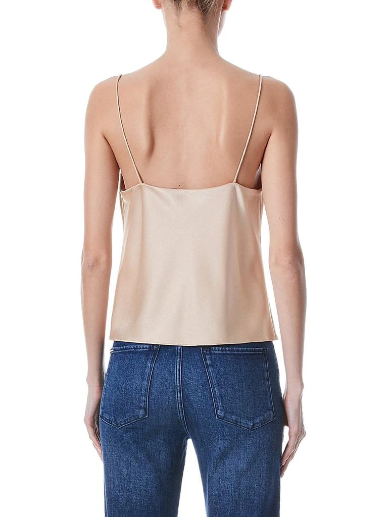 Alice + Olivia Harmon Draped Satin Tank Top 5