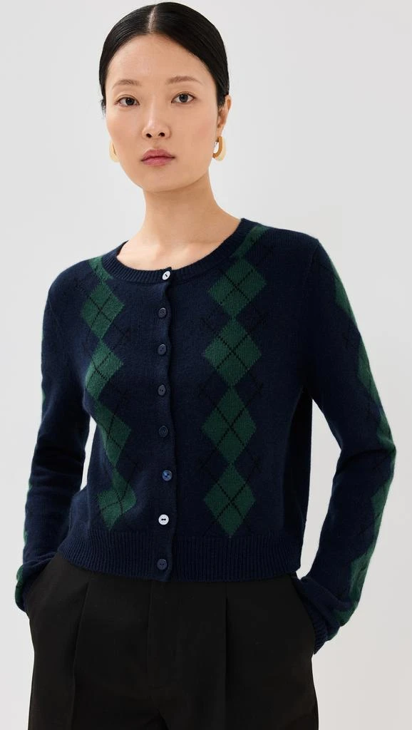 Reformation Clara Cashmere Crew Cardigan 6