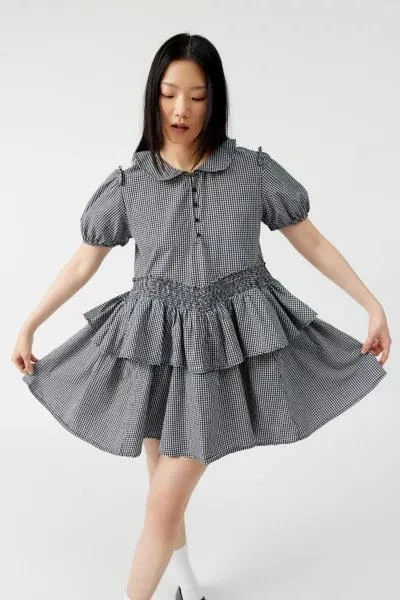 Urban Outfitters UO Claire Ruffled Babydoll Mini Dress 2