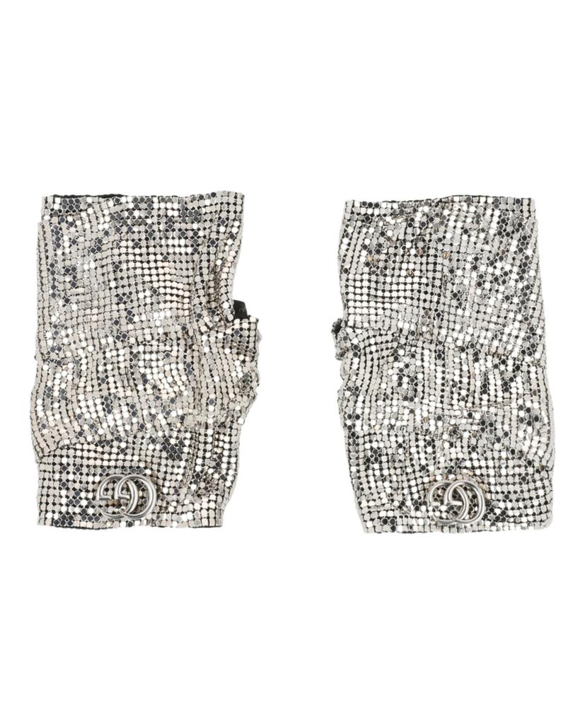 Gucci Double G Mesh Fingerless Gloves