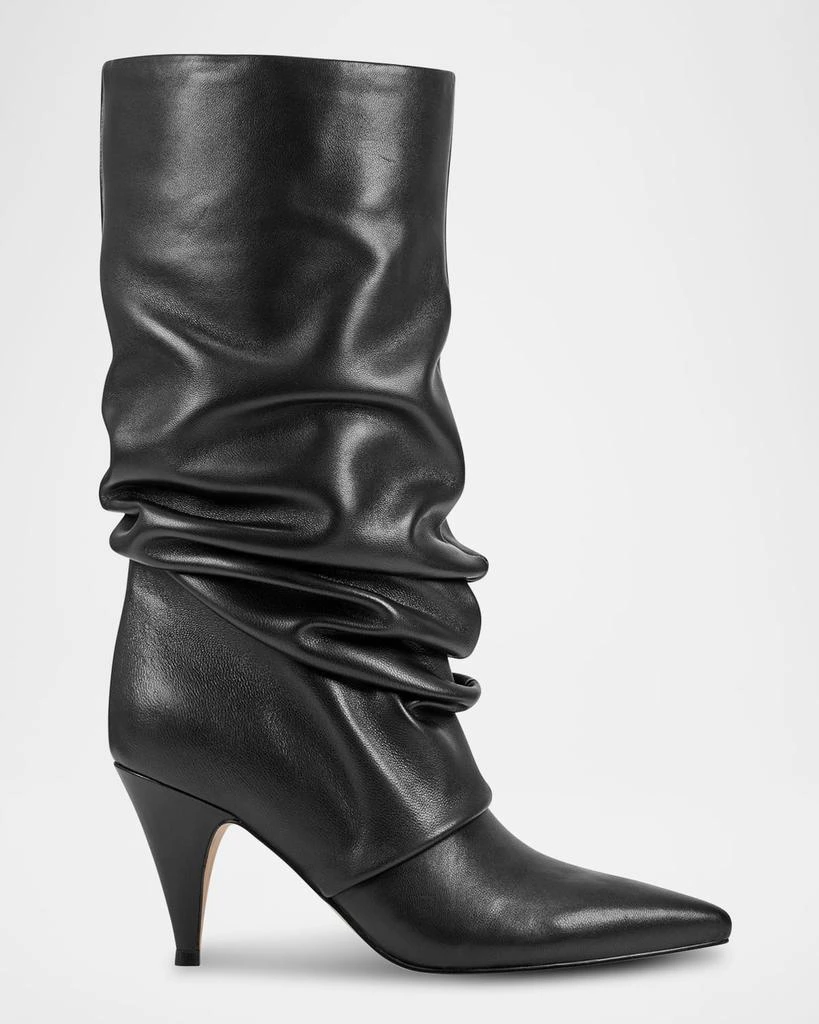 Marc Fisher Retro Slouchy Leather Mid Boots 1