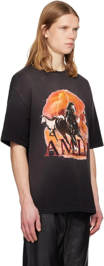 AMIRI Black Plains Oversized T-shirt 2