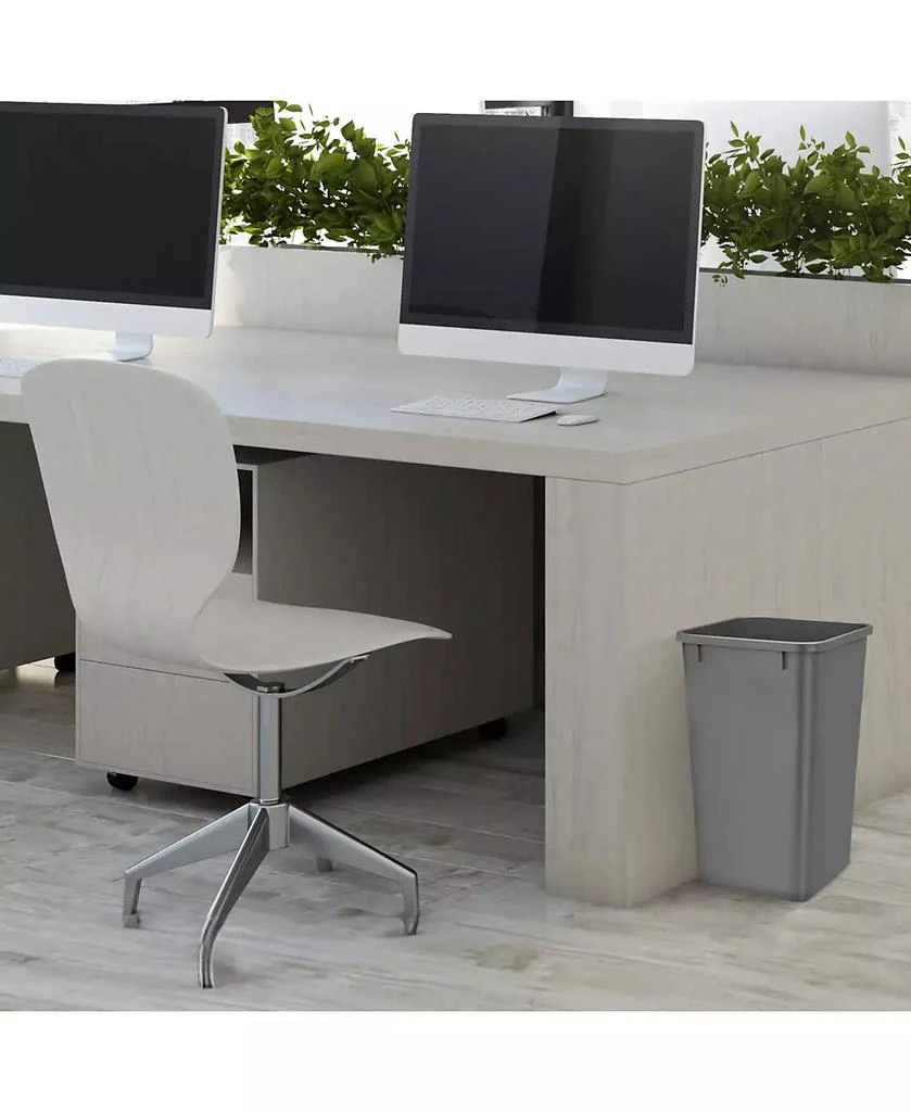 Rev-A-Shelf Polymer Replacement 27 qt. Trash Bin, Silver, 2 Pack, RV-1024-17-2 3